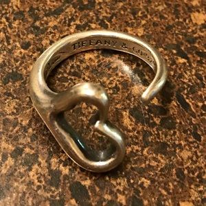 Elsa Perretti open heart Tiffany & Company ring.